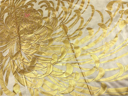 平和屋着物●豪華振袖　駒刺繍　乱菊　金彩　正絹　逸品　AABI8907fy