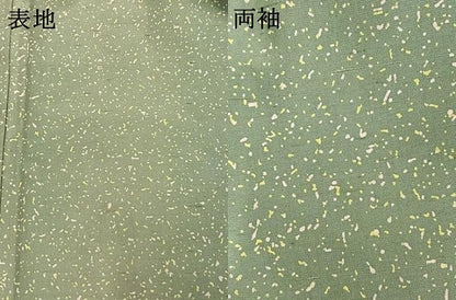 平和屋着物●白山紬　散らし文様　正絹　逸品　AABI8909fy