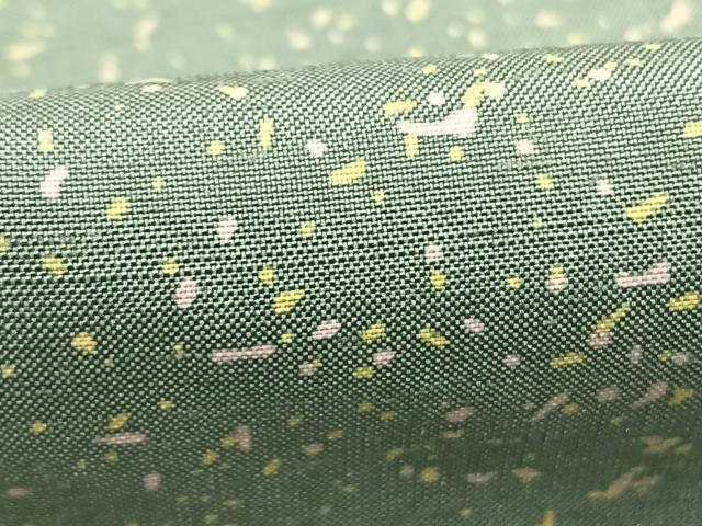 平和屋着物●白山紬　散らし文様　正絹　逸品　AABI8909fy