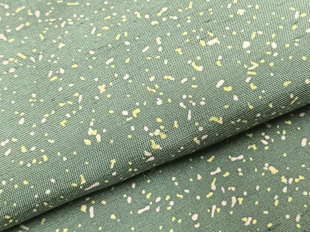 平和屋着物●白山紬　散らし文様　正絹　逸品　AABI8909fy