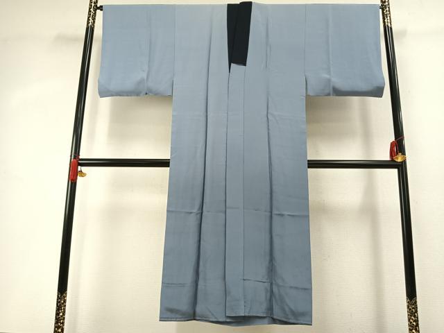 平和屋着物●男性 長襦袢 袷 手描き 富士山 鷹 枝松文 暈し染め 金彩 正絹 逸品 AABI8916fy