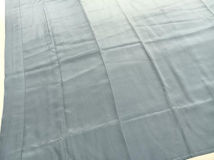 平和屋着物●男性 長襦袢 袷 手描き 富士山 鷹 枝松文 暈し染め 金彩 正絹 逸品 AABI8916fy