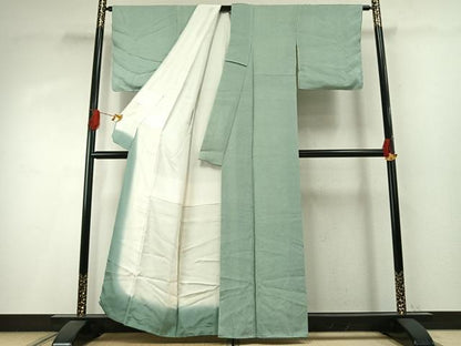 平和屋着物●平山本風 江戸小紋 鮫小紋柄 鬼しぼ縮緬 正絹 逸品 未使用 AABI8920fy