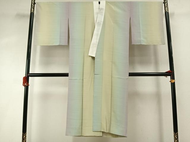 平和屋着物●長襦袢 無双仕立て 横縞 正絹 逸品 AABI8931fy