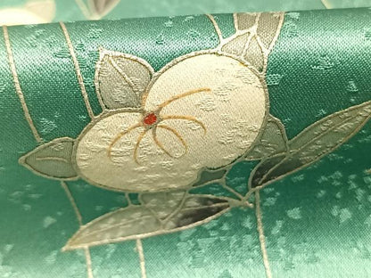 平和屋着物●訪問着 草花文 暈し染め 三越扱い 正絹 逸品 AABI8947fy