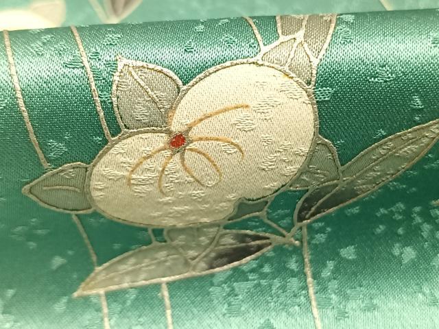 平和屋着物●訪問着 草花文 暈し染め 三越扱い 正絹 逸品 AABI8947fy