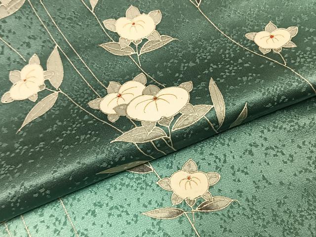 平和屋着物●訪問着 草花文 暈し染め 三越扱い 正絹 逸品 AABI8947fy