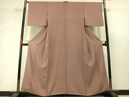 平和屋着物●江戸小紋　万筋　紫色×青色　健勝苑扱い　正絹　逸品　AABI8948fy
