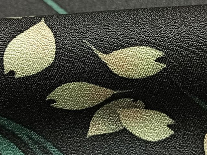 平和屋着物●訪問着 舞桜文 正絹 逸品 AABI8950fy