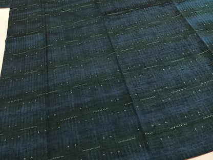 平和屋着物●上質な紬 幾何学文様 伊勢丹扱い 正絹 逸品 AABI8951fy