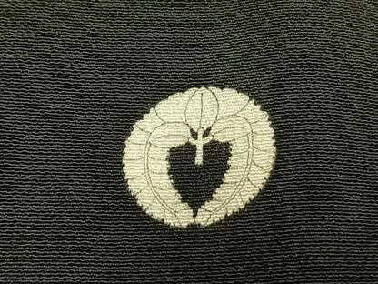 平和屋着物●豪華黒留袖　駒刺繍　色紙重ね花文　金彩　高島屋扱い　正絹　逸品　AABI8957fy