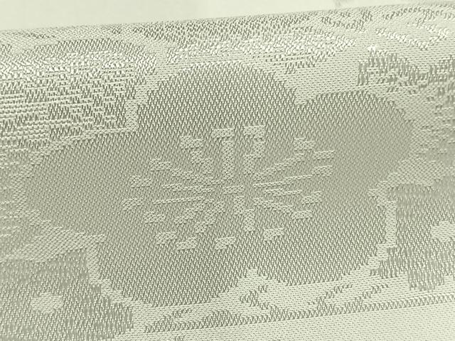 平和屋着物●長襦袢 袷 草花地紋 洗える着物 未使用 AABI8958fy