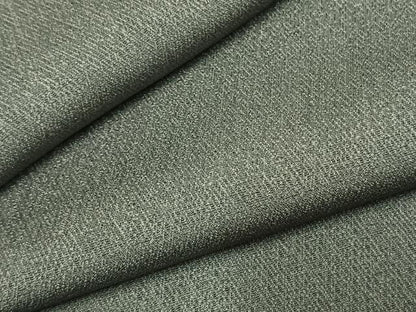 平和屋着物●男性　お召　アンサンブル　着物：青鈍色　羽織：岩井茶色　高島屋扱い　正絹　逸品　AABI8960fy