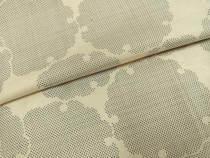 平和屋着物●本場大島紬 白大島 カタス9マルキ 雪輪文 正絹 逸品 AABI8961fy