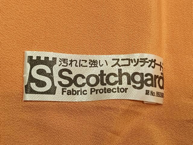平和屋着物●豪華振袖 色無地 暗紅色 正絹 逸品 AABI8975fy