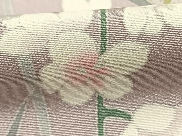 平和屋着物●訪問着　友禅　作家物　草花文　暈し染め　正絹　逸品　AABI8991fy