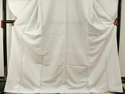 平和屋着物●小振袖　二尺袖　草花文　暈し染め　金彩　AABI8997fy