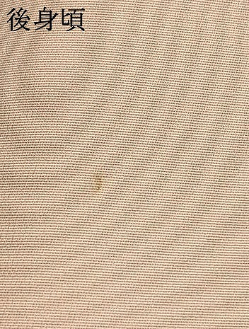平和屋着物●上質な色無地　飛鳥地紋　洗柿色　正絹　逸品　AABI9002fy