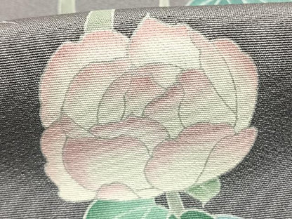 平和屋着物●訪問着　友禅　作家物　枝花文　正絹　逸品　AABI9024fy