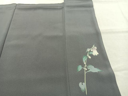 平和屋着物●訪問着　友禅　作家物　枝花文　正絹　逸品　AABI9024fy