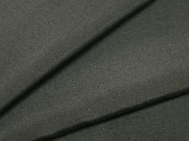 平和屋着物●男性　黒紋付　正絹　逸品　AABI9035fy