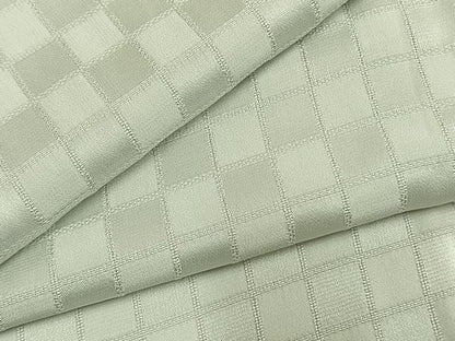 平和屋着物●長襦袢　無双仕立て　作家物　市松地紋　正絹　逸品　AABI9038fy