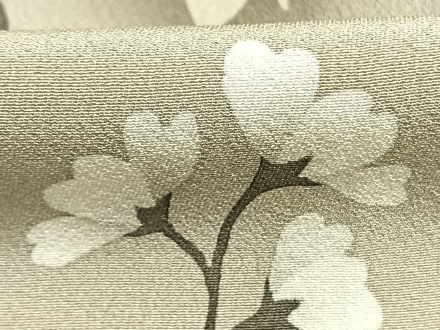 平和屋着物●京都の名門ブランド　銀花仙　訪問着　花唐草文　暈し染め　正絹　逸品　AABI9039fy