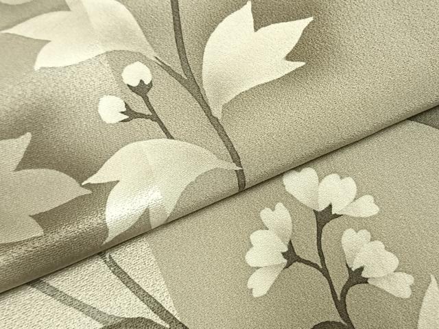 平和屋着物●京都の名門ブランド　銀花仙　訪問着　花唐草文　暈し染め　正絹　逸品　AABI9039fy