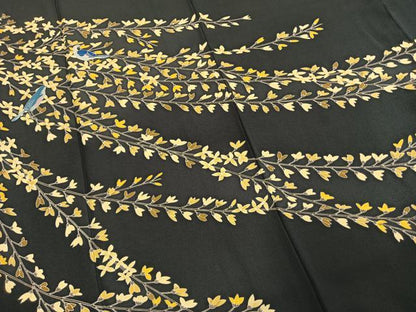 平和屋着物●訪問着　友禅　花鳥文　鈴乃屋扱い　正絹　逸品　AABI9044fy