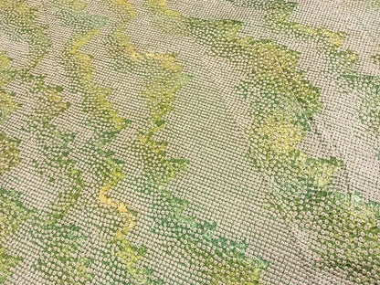 平和屋着物●訪問着　総絞り　霞文　正絹　逸品　AABI9056fy