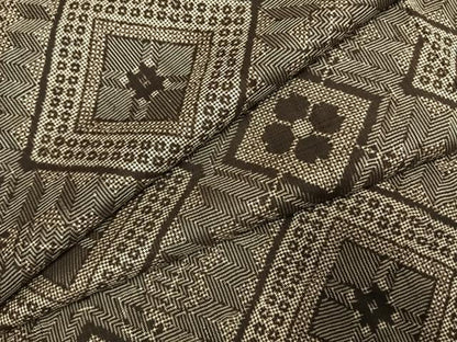 平和屋着物●本場大島紬　龍郷絣　正絹　逸品　AABI9061fy