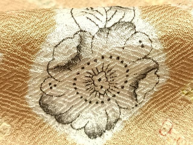 平和屋着物●上質な小紋　絞り　辻が花　正絹　逸品　AABI9069fy