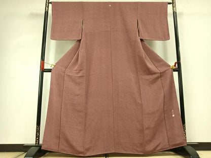 平和屋着物●江戸小紋　作家物　鮫小紋柄　正絹　逸品　未使用　AABI9072fy