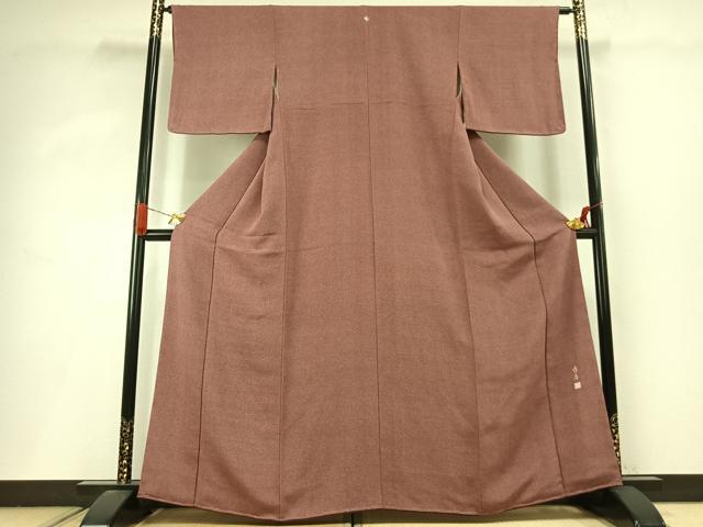 平和屋着物●江戸小紋　作家物　鮫小紋柄　正絹　逸品　未使用　AABI9072fy