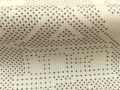 平和屋着物●本場大島紬　白大島　カタス　風景文　正絹　逸品　AABI9080fy