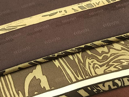 平和屋着物●訪問着　横段文　正絹　逸品　AABI9091fy