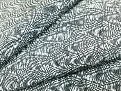 平和屋着物●江戸小紋　鮫小紋柄　浜ちりめん　反端付き　正絹　逸品　AABI9099fy