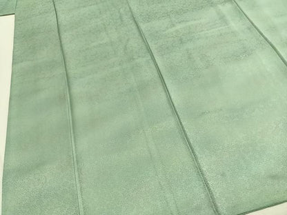 平和屋着物●上質な小紋　草花地紋　暈し染め　ロング丈　正絹　逸品　AABI9102fy