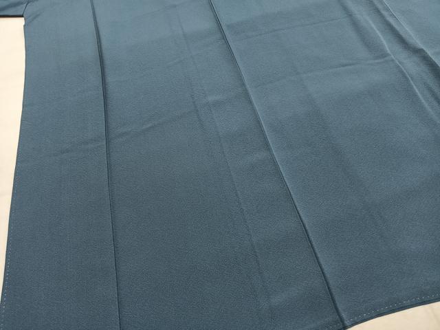 平和屋着物●本草木染作家　瑞寶　色無地　紺鼠色　正絹　逸品　AABI9103fy