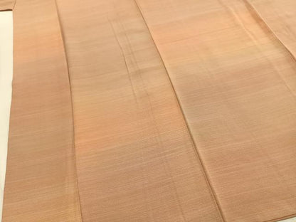 平和屋着物●上質な小紋 　横縞　暈し染め　正絹　逸品　AABI9107fy