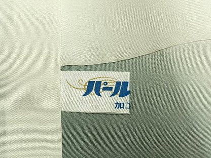 平和屋着物●伝統工芸士　保科信　江戸小紋　万筋　紫色×灰色　正絹　逸品　AABI9109fy