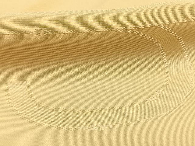 平和屋着物●上質な色無地　幾何学地紋　砥粉色　正絹　逸品　AABI9115fy