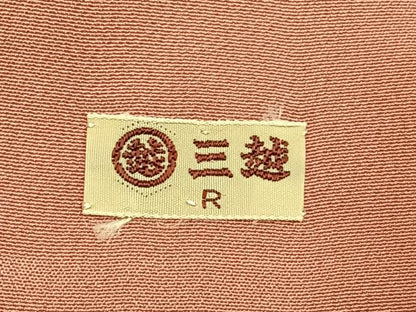平和屋着物●訪問着　刺繍　更紗花文　暈し染め　金彩　三越扱い　正絹　逸品　AABI9116fy