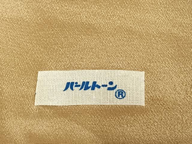平和屋着物●上質な色無地　枯色　正絹　逸品　AABI9118fy