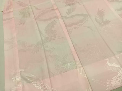 平和屋着物●振袖用長襦袢　無双仕立て　飛鶴地紋　暈し染め　洗える着物　AABI9124fy