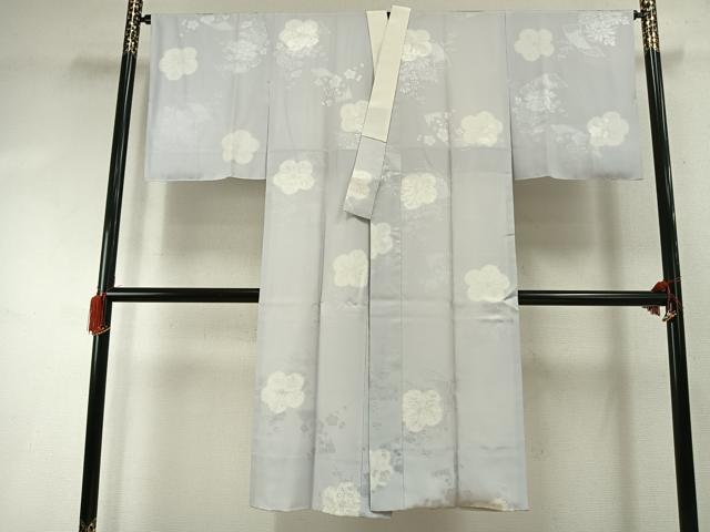 平和屋着物●長襦袢　袷　舞花文　正絹　逸品　AABI9138fy