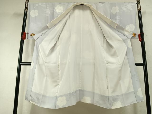 平和屋着物●長襦袢　袷　舞花文　正絹　逸品　AABI9138fy