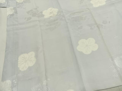 平和屋着物●長襦袢　袷　舞花文　正絹　逸品　AABI9138fy