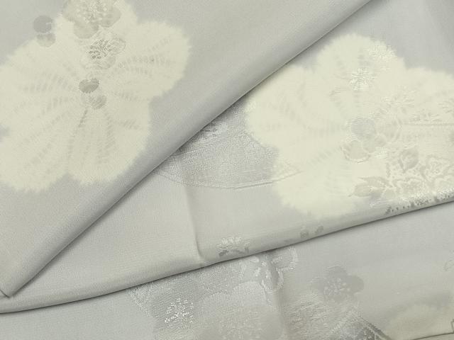 平和屋着物●長襦袢　袷　舞花文　正絹　逸品　AABI9138fy