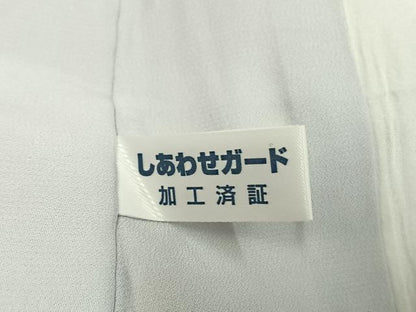 平和屋着物●長襦袢　袷　舞花文　正絹　逸品　AABI9138fy